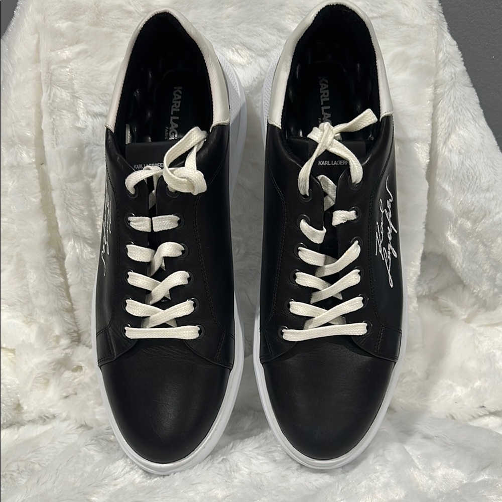 Karl Lagerfeld Black Men's Sneakers pre-love 11.5